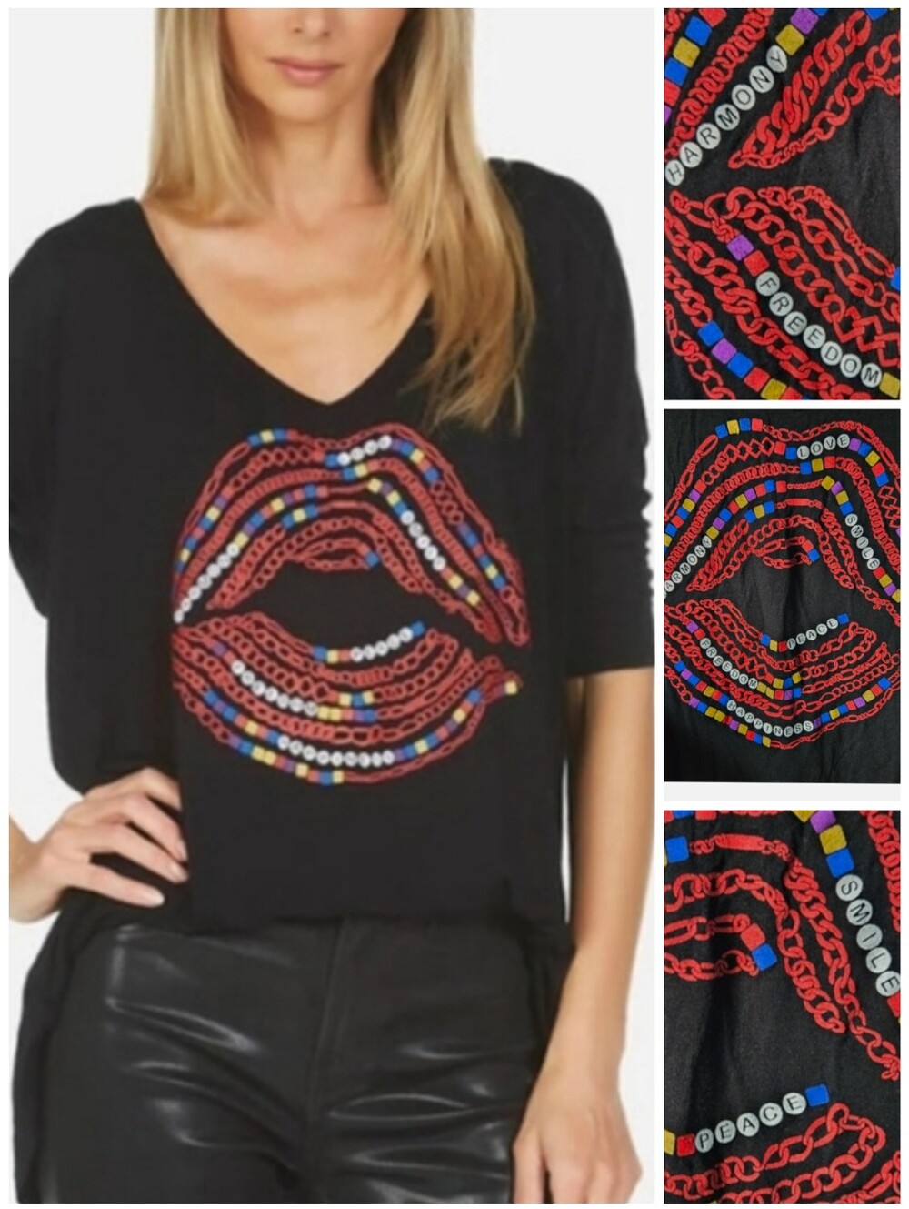 Lauren Moshi Bracelet Lip Chain top